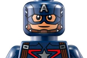 imagenes de lego marvel super heroes capitan grande