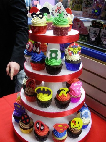 cupcakes de superheroes hulk