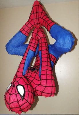 piñatas del hombre araña de cabeza