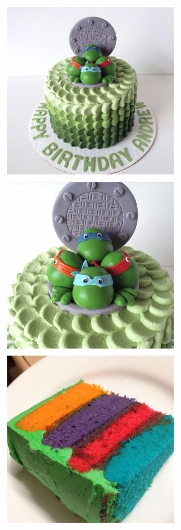 tortas de las tortugas ninjas ideas