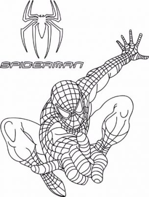 Dibujos para colorear del hombre araña o spiderman online | Imagenes De