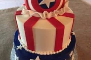 tortas del capitan america escudo