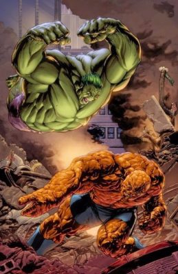 Imagenes de la mole de los 4 fantasticos vs hulk